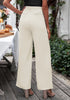 Vanilla Ice Women's High Waisted Wide Leg Business Work Pants