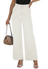 Brilliant White Women's High Waisted Straight Leg Wide Leg Y2K Jeans Pants