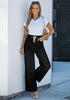 True Black Women's High Waisted Straight Leg Wide Leg Y2K Jeans Pants