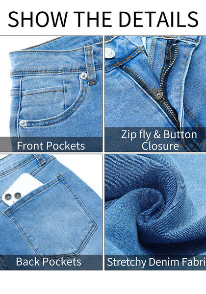 LookbookStore Skinny Jeans for Women Trendy High Waist Slim Fit Comfort Jeggings Jeans Stretchy Denim Pants Work Casual