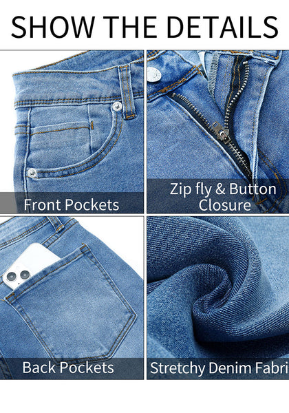 LookbookStore Skinny Jeans for Women Trendy High Waist Slim Fit Comfort Jeggings Jeans Stretchy Denim Pants Work Casual