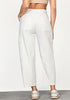 Cream White Women's Jeans Denim Relaxed Straight Ankle Length Barrel Cargo Pant