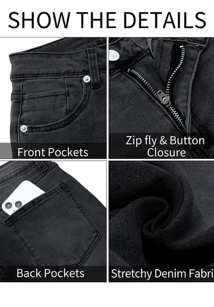 LookbookStore Skinny Jeans for Women Trendy High Waist Slim Fit Comfort Jeggings Jeans Stretchy Denim Pants Work Casual