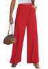 True Red Women's High Waisted Wide Leg Business Work Pants