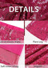 Women's High Shine Wide Leg Trousers Glitter Sequin Evening Pants Clubwear High Waist Glam