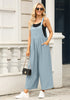 Lake Blue Women's Vintage Summer Outfits Loose Wide Leg Overalls