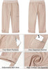 Pioneer Beige Women Waist High Waist Slight Stretch Capri Elastic Wais