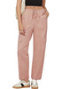 Misty Rose Women's Relaxed Fit Drawstring Regular Full Length Hiking Casual Baggy Pant