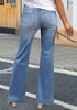 Cool Classic Womens Flare Jeans High Waisted Wide Leg Baggy Jean for Women Stretch Denim Pants