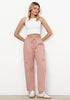 Misty Rose Women's Relaxed Fit Drawstring Regular Full Length Hiking Casual Baggy Pant