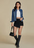 Women's Basic Long Sleeves Button Down Fitted Denim Jean Jackets