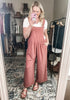 Cranberry Women's Vintage Summer Outfits Loose Wide Leg Overalls