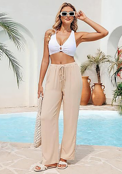 O-Ring Linked Bikini Tops for Women Beach Swimsuits Pool Party Bathing Suit