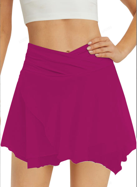 Rose swimsuit half skirt