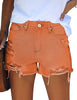 Orangeade Women's High Waisted Frayed Raw Hem Denim Hot Short Summer Jean Shorts