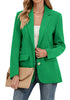 Jolly Green Women's Classic Twill Loose Fit Business Casual Blazer