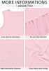 Cradle Pink LookbookStore Cocktail Dresses for Women Wedding Guest Tulle Dress Sleeveless Summer Shift Dresses Special Occasions