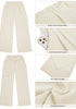 Vanilla Ice Women's High Waisted Wide Leg Business Work Pants
