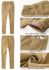 Khaki Women's High Waisted Fleece Lined Thermal Skinny Denim Pants