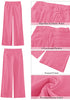 Hot Pink Women's Stretchy Pull On Jeans High Waisted Denim Pants 90s