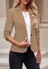LookbookStore Blazers for Women Suit Jackets Dressy 3/4 Sleeve Blazer Business Casual Outfits for Work