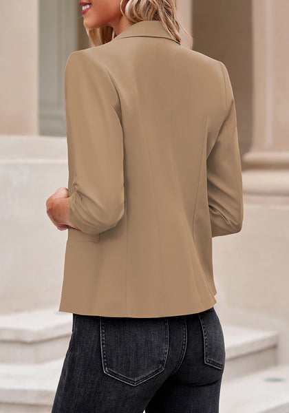 LookbookStore Blazers for Women Suit Jackets Dressy 3/4 Sleeve Blazer Business Casual Outfits for Work