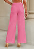 Hot Pink Women's Stretchy Pull On Jeans High Waisted Denim Pants 90s