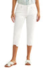 Off White Women's Capri Pants High Waisted Ripped Denim Skinny Jeans