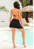 Women's High Waisted Swim Bottoms Side Split Bathing Suit Swim Skirts Bikini Bottoms Skirts
