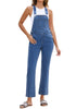 Lapis BLue  Women's Casual Adjustable Strap fit Jumpsuit with Pocket Jeans Trouse