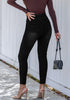 Black Washed Women's Stretch Slim Jeans High Waist Versatile Fashion Jeans Trousers Jeans