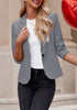 LookbookStore Blazers for Women Suit Jackets Dressy 3/4 Sleeve Blazer Business Casual Outfits for Work