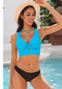 LookbookStore Tankini Tops for Women Cut Out Long Bikini Top Twist Knot Padded Adjustable Swimsuit Tops Only Resort Wear