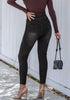 Stormy Black Washed Women's Stretch Slim Jeans High Waist Versatile Fashion Jeans Trousers Jeans