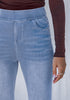 Seaside Blue Washed Women's Stretch Slim Jeans High Waist Versatile Fashion Jeans Trousers Jeans