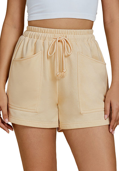 Vanilla For Women's Athletic Drawstring Gym Jogger Relaxed Fit Shorts