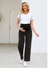 Washed Black For Women's Maternity Plus Size Vintage All Season Mom Jean Ankle Pant