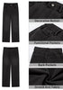 Black for Women's Effortlessly Stylish High Waisted Wide Leg  Pull-On Stretchy Jean Pants with Functional Pockets