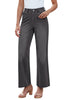 Stormy Black for Women's Effortlessly Stylish High Waisted Wide Leg  Pull-On Stretchy Jean Pants with Functional Pockets