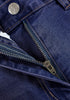 Darkness Blue Women's Fashionable High Waisted Wide Leg Jeans Casual Jeans Versatile for Commuting