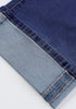 Darkness Blue Women's Fashionable High Waisted Wide Leg Jeans Casual Jeans Versatile for Commuting