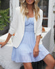 LookbookStore Blazers for Women Suit Jackets Dressy 3/4 Sleeve Blazer Business Casual Outfits for Work