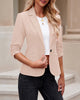 LookbookStore Blazers for Women Suit Jackets Dressy 3/4 Sleeve Blazer Business Casual Outfits for Work