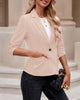 LookbookStore Blazers for Women Suit Jackets Dressy 3/4 Sleeve Blazer Business Casual Outfits for Work