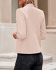 LookbookStore Blazers for Women Suit Jackets Dressy 3/4 Sleeve Blazer Business Casual Outfits for Work
