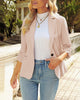 LookbookStore Blazers for Women Suit Jackets Dressy 3/4 Sleeve Blazer Business Casual Outfits for Work