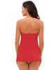 Women's Halter Bandeau Self-Tied Tankini Set Two Pieces Swimsuits