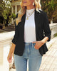 LookbookStore Blazers for Women Suit Jackets Dressy 3/4 Sleeve Blazer Business Casual Outfits for Work