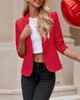 LookbookStore Blazers for Women Suit Jackets Dressy 3/4 Sleeve Blazer Business Casual Outfits for Work
