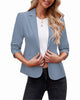LookbookStore Blazers for Women Suit Jackets Dressy 3/4 Sleeve Blazer Business Casual Outfits for Work
